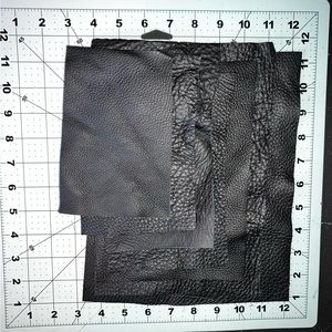 Black Scrap Leather
